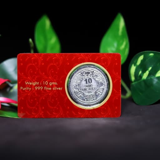 10 Grams 999 Purity - Lakshmi Silver Coin thumbnail 2