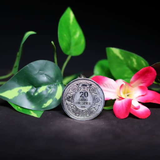 20 Grams 999 Purity - Lakshmi Silver Coin thumbnail 3