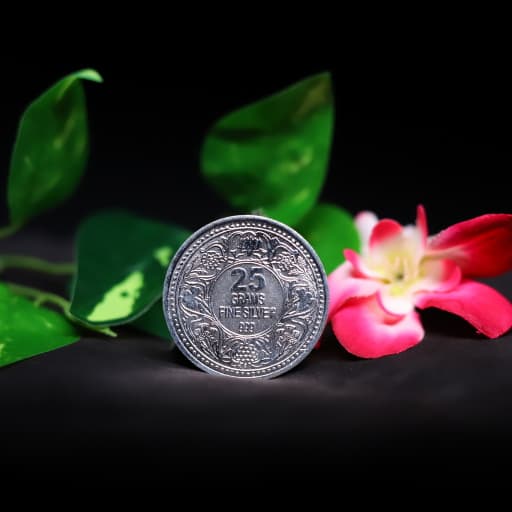 25 Grams 999 Purity - Lakshmi Silver Coin thumbnail 3