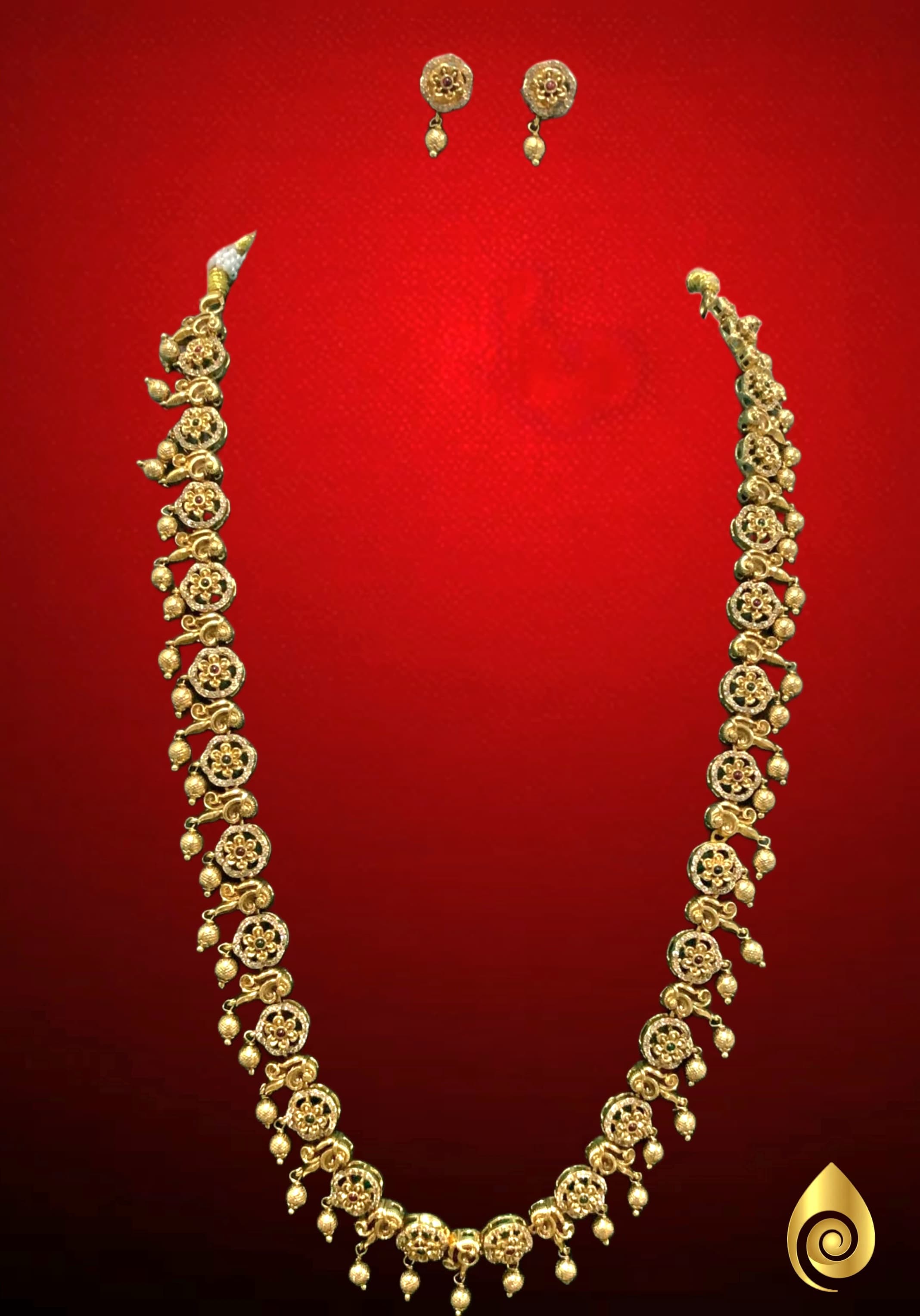 Floral Wheel Link Long Haram Set thumbnail 1