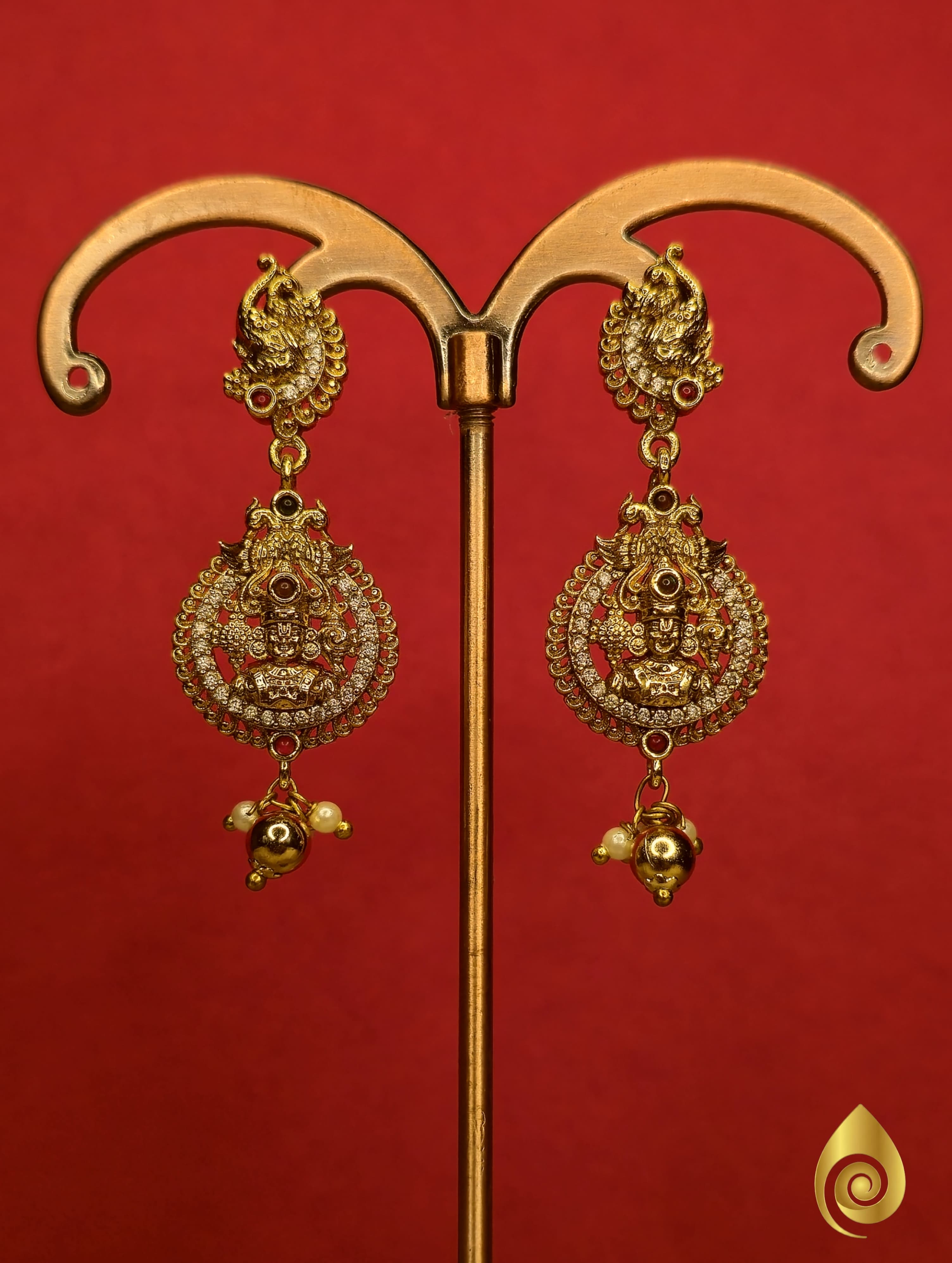 Temple Deity Short Necklace Set thumbnail 3