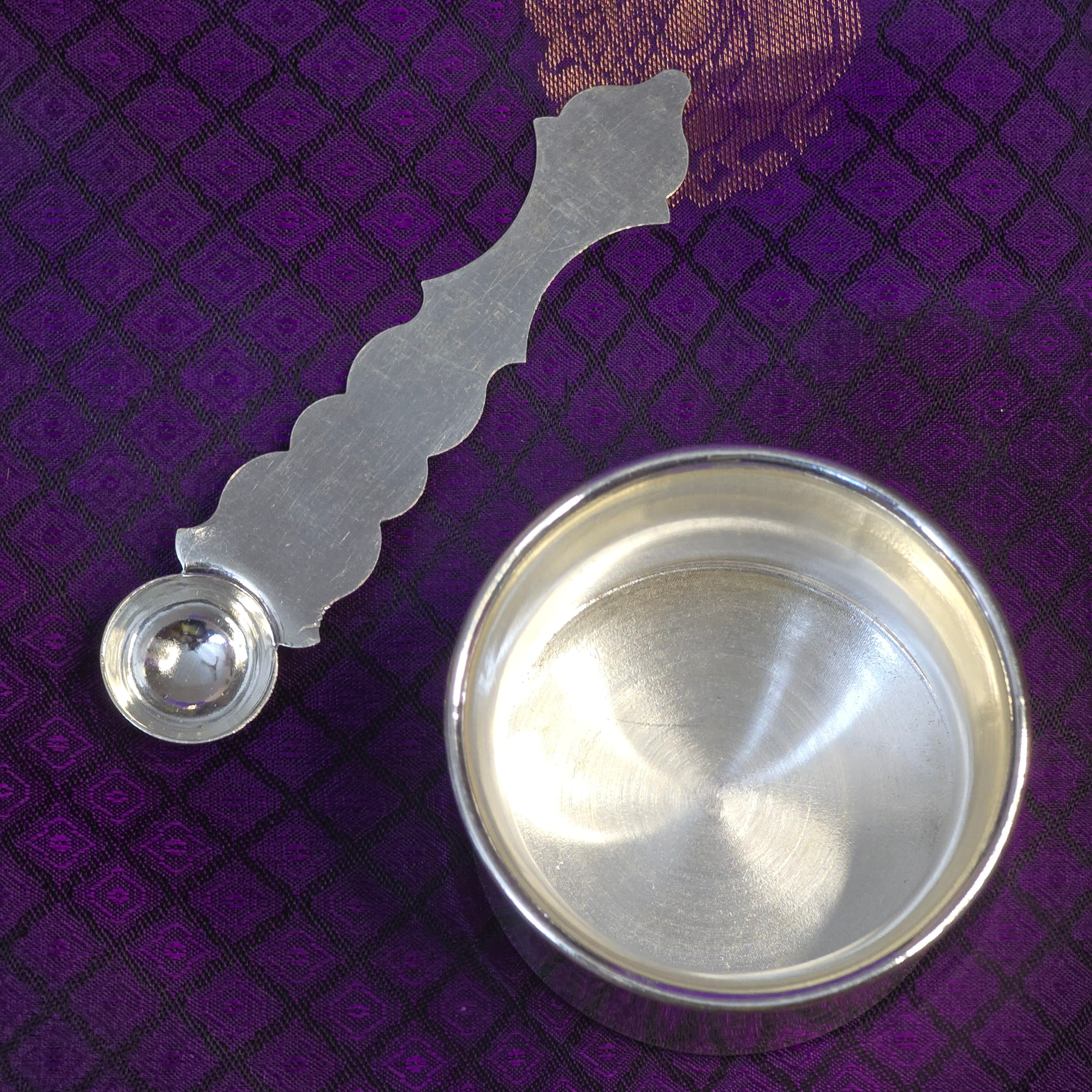 Silver Panchapatra & Uddharani thumbnail 3