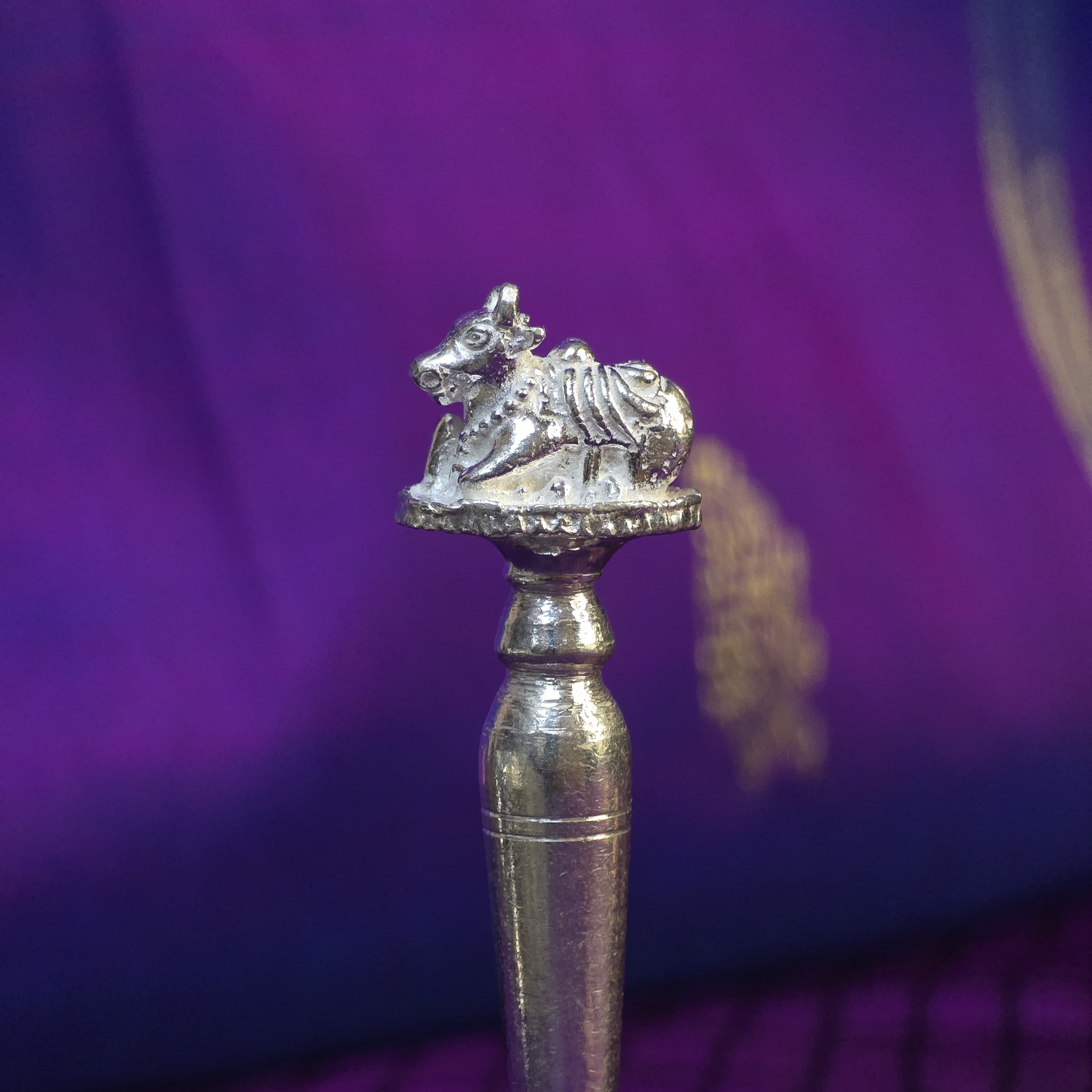 Silver Pooja Bell thumbnail 4