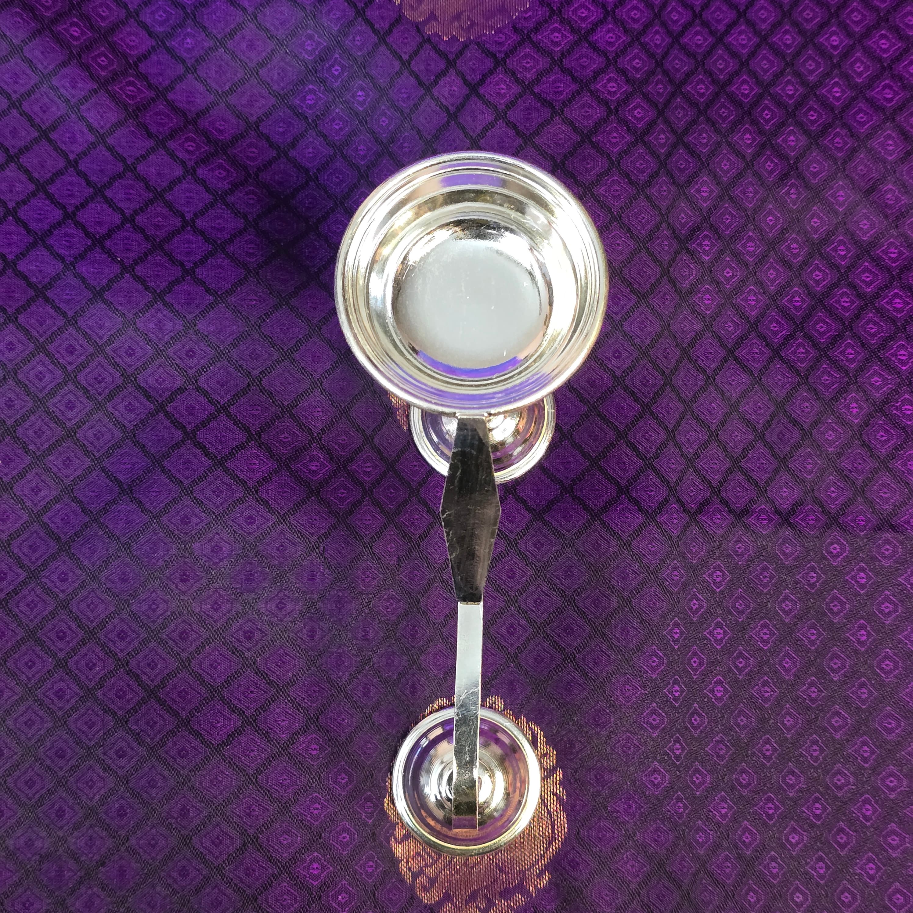 Silver Aarti Handle thumbnail 3