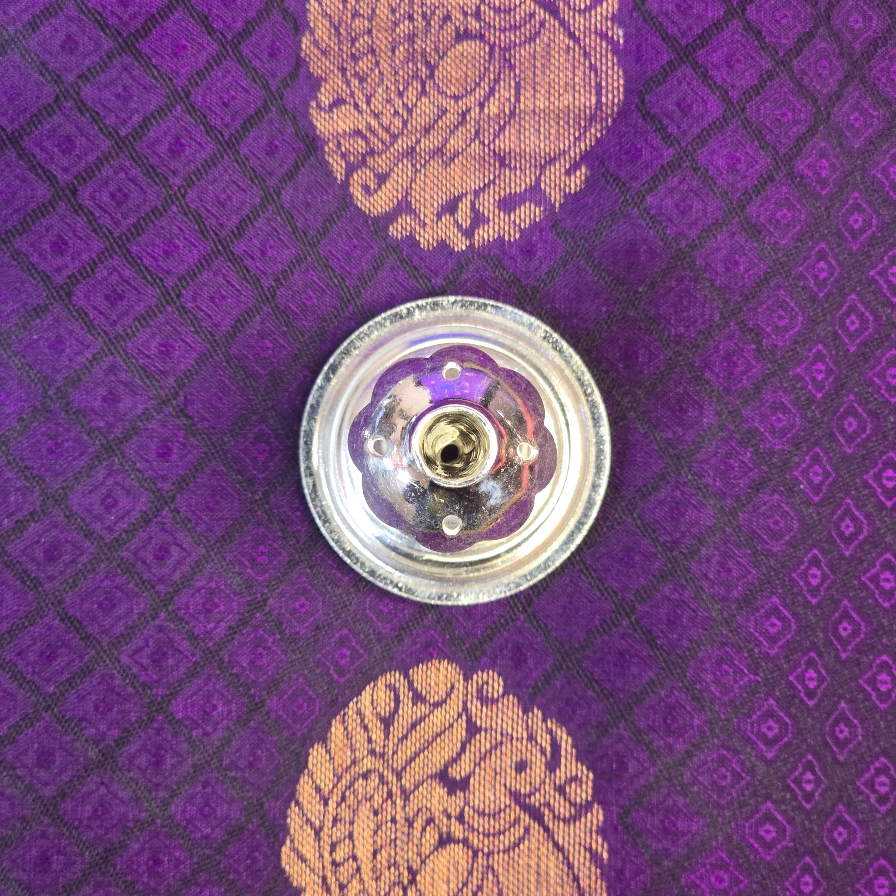 Silver Incense Stand thumbnail 1