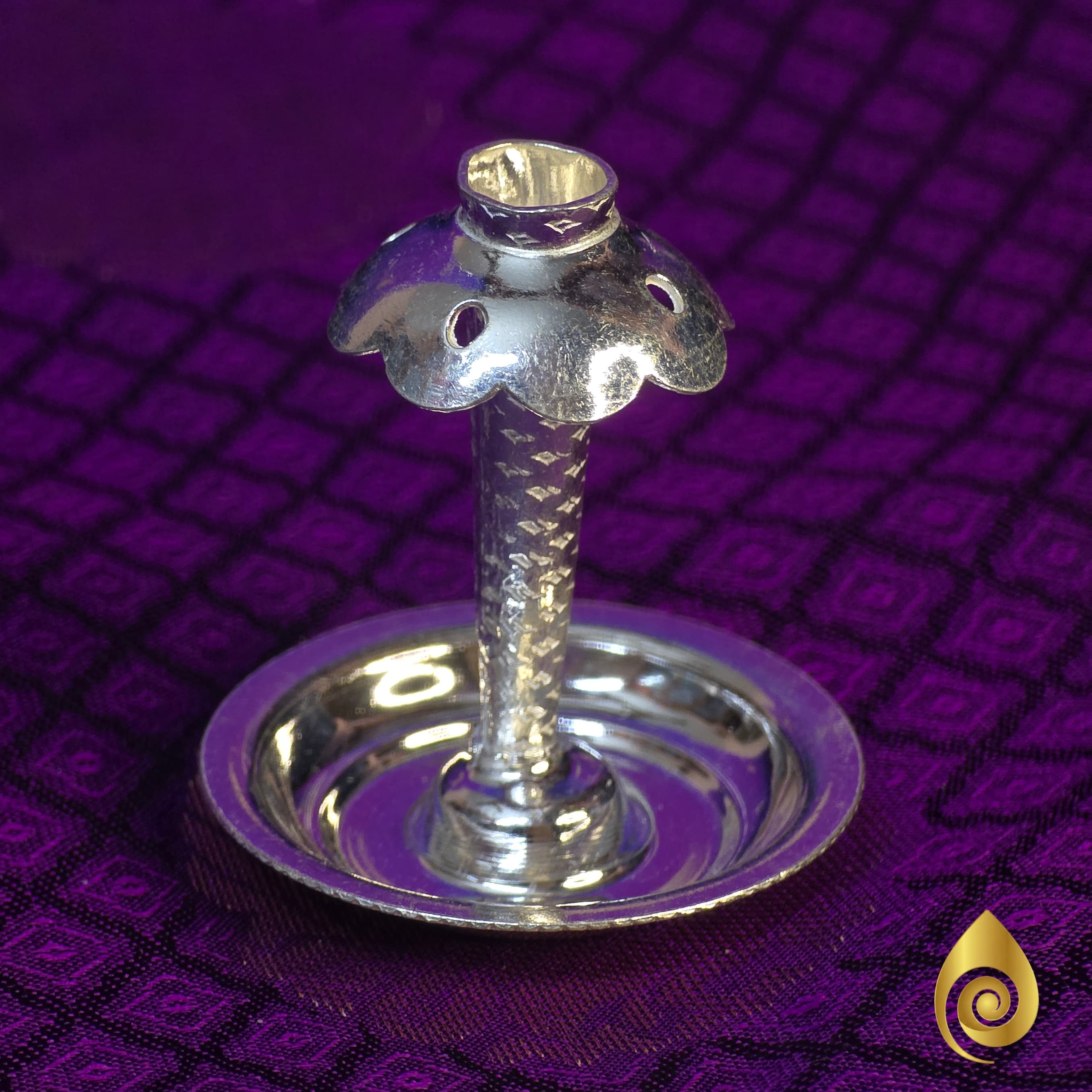 Silver Incense Stand