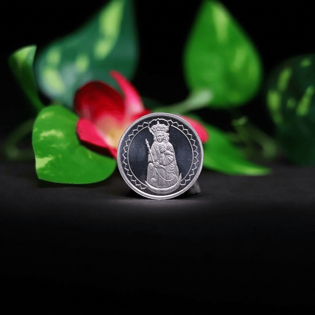 5 Grams 999 Purity - Mother Mary Silver Coin thumbnail 3