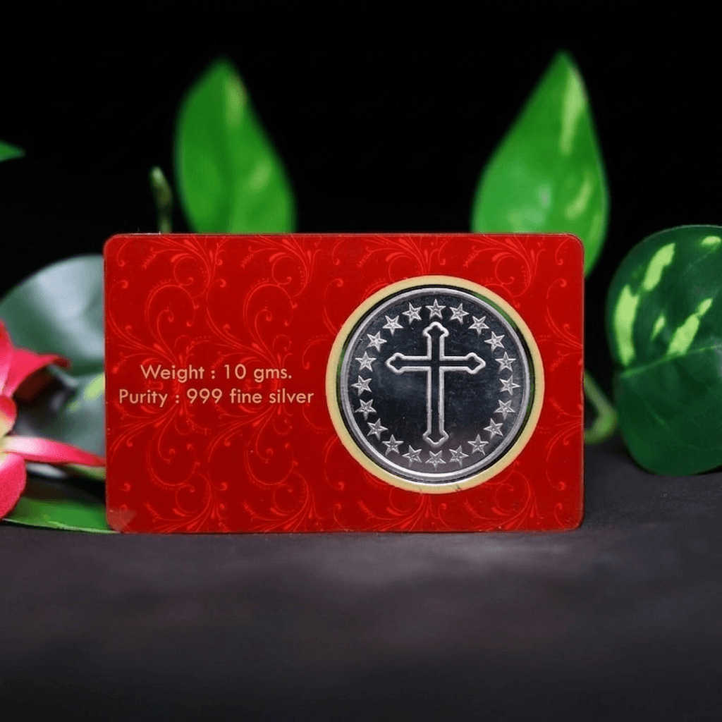 10 Grams 999 Purity - Mother Mary Silver Coin thumbnail 2