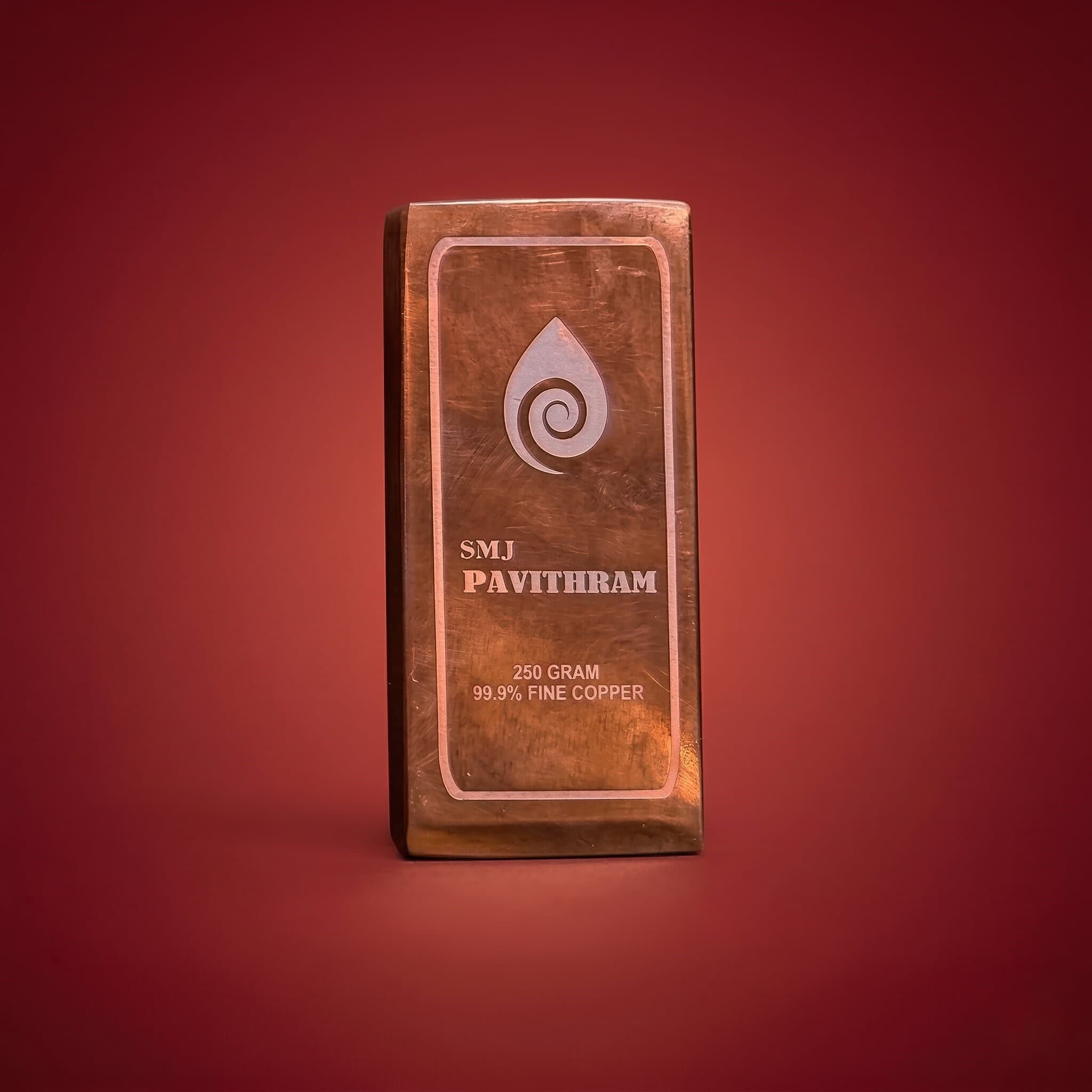 250 Grams 999 Purity - Copper Bar