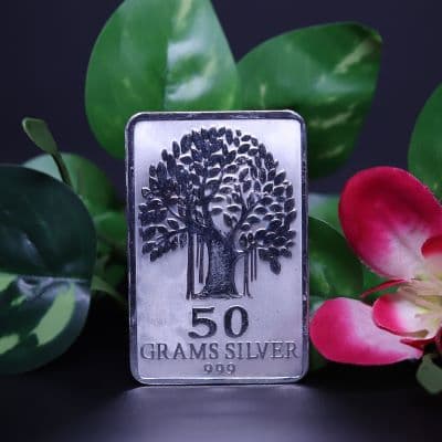 50 Grams 999 Purity - Silver Bar Tree